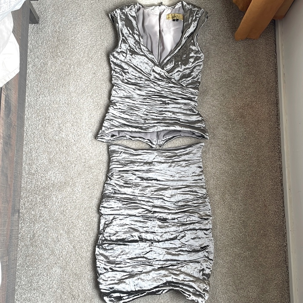 Vintage Nicole Miller two piece dress.